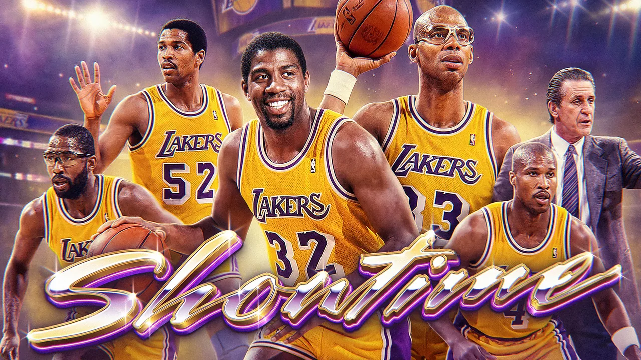 How Good Were The "Showtime" Lakers Actually? — YouTube thumbnail design for Nonstop