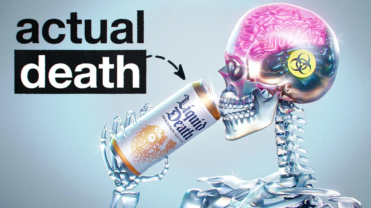 Your Water is Killing You — YouTube thumbnail design for Sheldon's Science / NO1